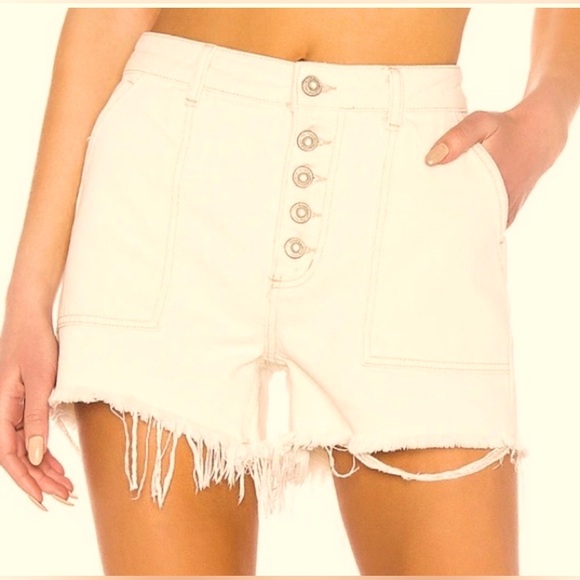Free people we the free Jesse white carpenter cut off Dennis shorts 27 - Picture 2 of 6
